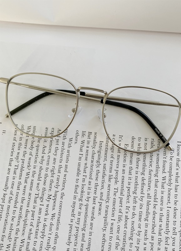 vintage metal glasses (1color)
